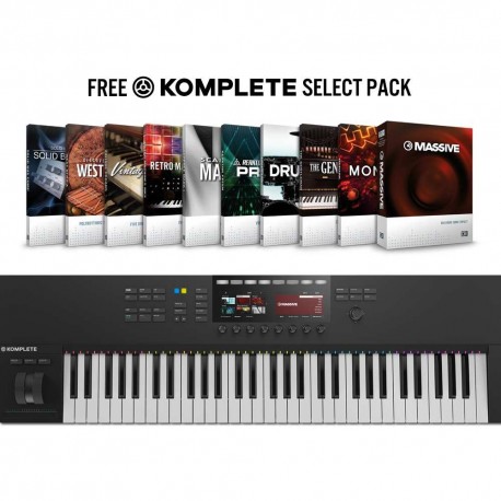 NATIVE INSTRUMENTS Komplete Kontrol S61 MK2 Usb Midi controller 61 tasti per Komplete