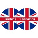 TECHNICS Slipmats Technics UK flag(coppia)