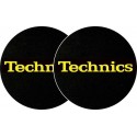 TECHNICS Slipmats Technics Yellow Logo (coppia)
