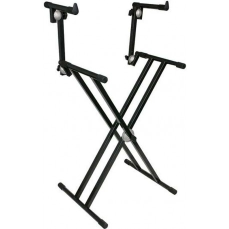 DAP AUDIO supporto a X per tastiera a doppio livello MKII