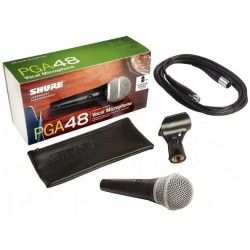 SHURE PGA48 XLR microfono dinamico cardioide