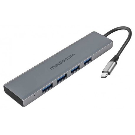 MEDIACOM HUB TYPE-C– 4 PORTE