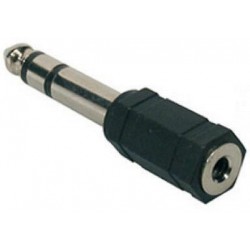 PROEL Adattatore Jack Stereo da 3.5mm a 6.3mm