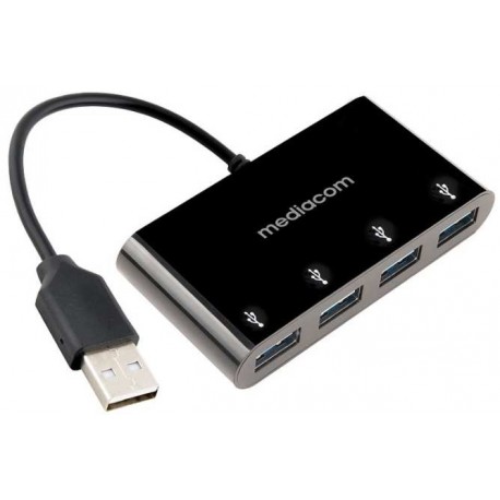 MEDIACOM MD-U100 hub USB 2.0 – 4 porte