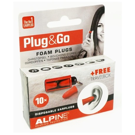 ALPINE EarPlug Plug&Go con Travel Box earplugs