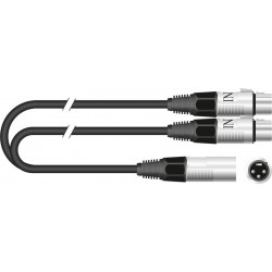 INCO AY30SD cavo a y n 2 xlr F e n 1 xlr M 0,6 m