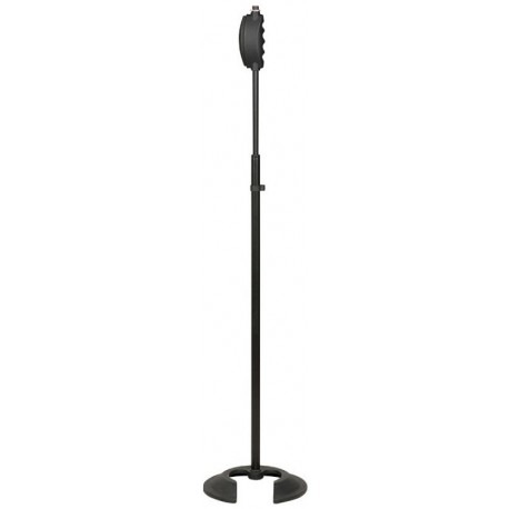 SHOWGEAR asta microfonica dritta con base circolare e contrappeso