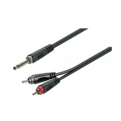 SOUNDSATION Jrr-15bk cavo jack maschio+ 2 rca