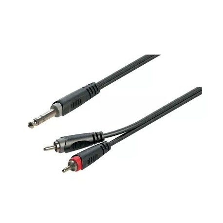 SOUNDSATION Jrr-15bk cavo jack maschio+ 2 rca