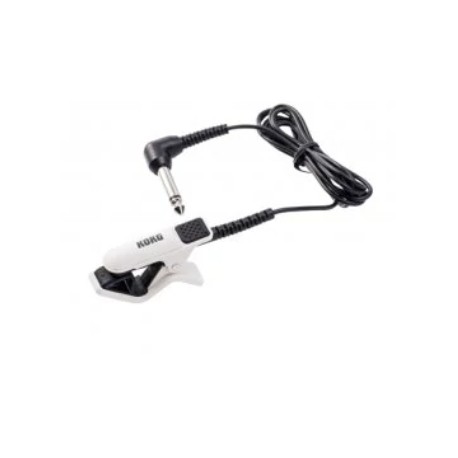 KORG CM300 WHBK Contact Microphone microfono a clip per accordatore bianco e nero