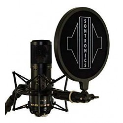 SONTRONICS STC-3X Pack Black microfono multipolare da studio con supporto anti-shock e filtro antipop