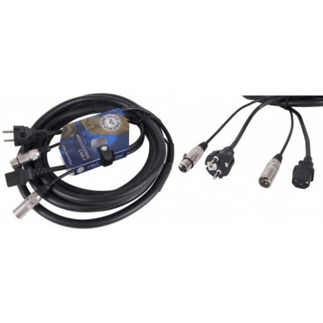 TOPP PRO Cavo Combinato Segnale bilanciato + Alimentazione metri 5 TP PH01LU5