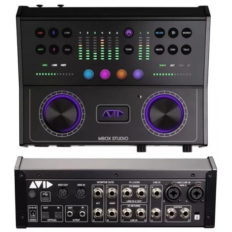 AVID MBox Studio interfaccia audio USB-C 21x22 con dsp integrato
