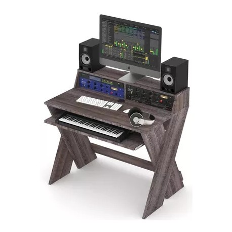 GLORIOUS Sound Desk Compact Walnut desk da sudio noce
