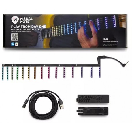 VISUAL NOTE Kit G lamina con led e centralina per chitarre tipo Gibson