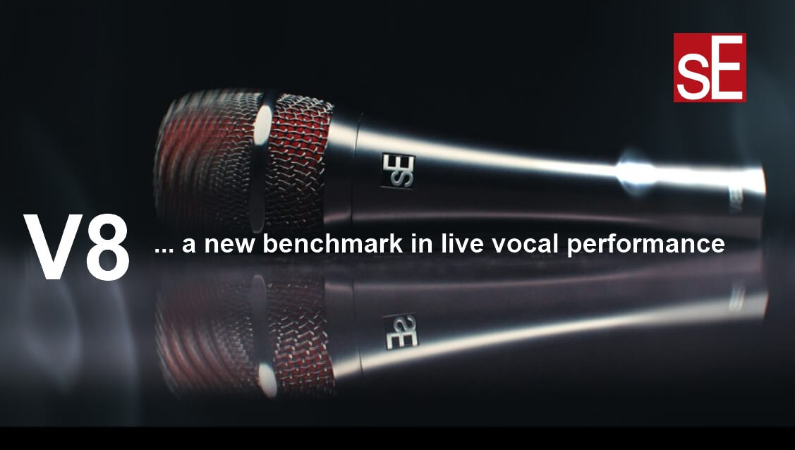 scopri sE V8 Black su pianoroll.it con spedizione gratuita, il nuovo microfono dedicato alla voce di sE Electronics
